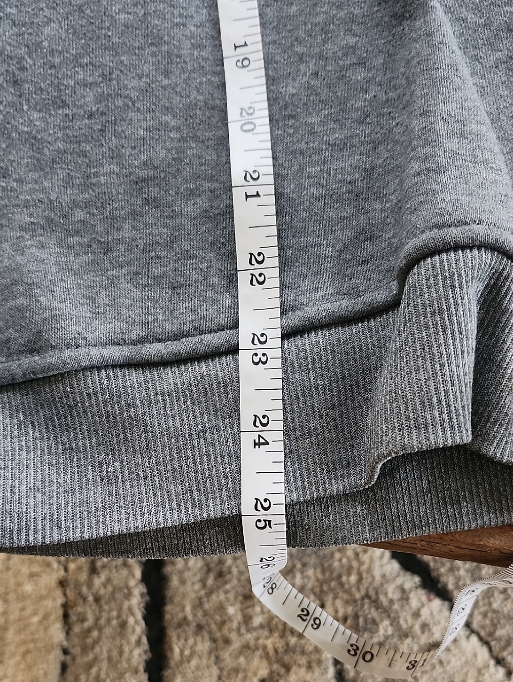 Soft 'Dog Mom' Grey Crew Neck Sweater- Medium - Picture 5 of 6